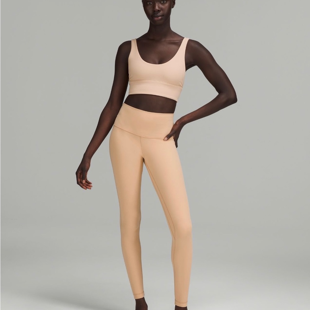 NWT Lululemon Align HR Pant 28” Tan Contour Color Sz 6
